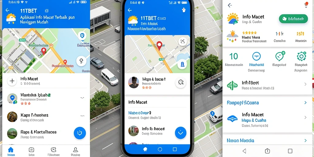 Antarmuka pengguna 11TBET yang menampilkan status lalu lintas secara langsung.