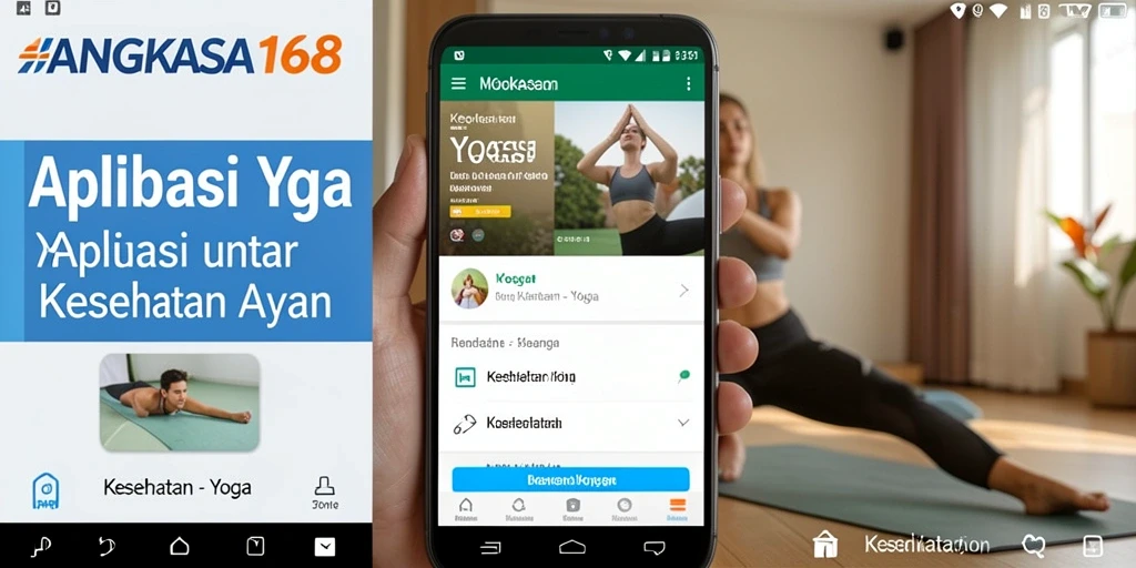 Tampilan antarmuka aplikasi ANGKASA168 yang user-friendly untuk yoga.