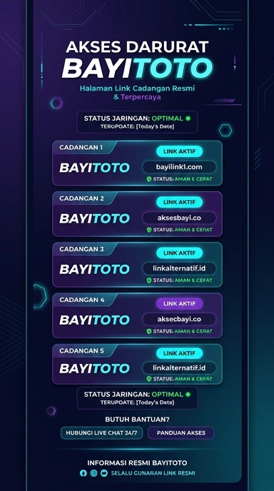 Tampilan link alternatif bayitoto